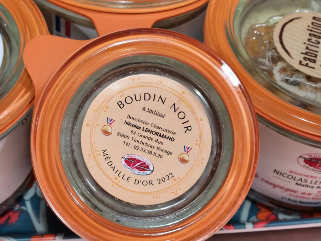 Bocal de boudin noir à tartiner artisanal, Maison Lenormand