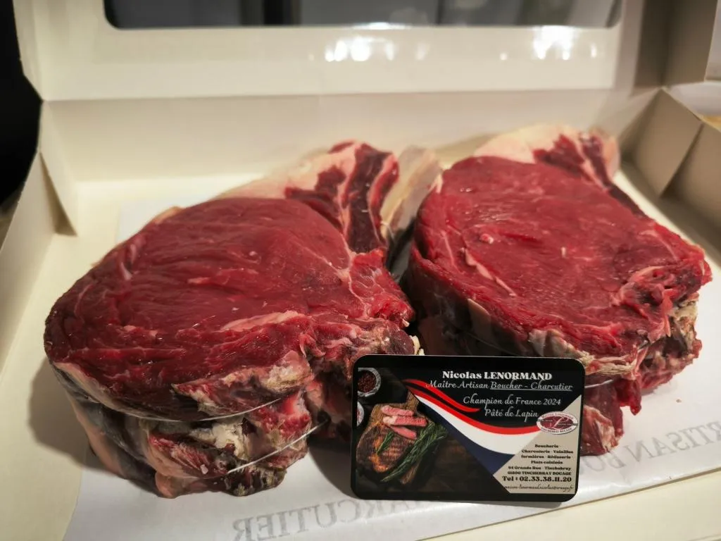 Côtes de Bœuf d'Excellence à Tinchebray - Nicolas Lenormand, Maître Artisan Boucher
